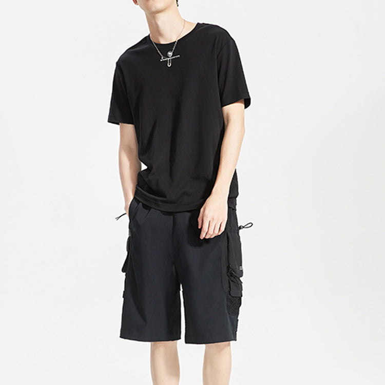 Li-Ning BADFIVE Series Basketball Sports Short Sleeve Black AHSQ237-2