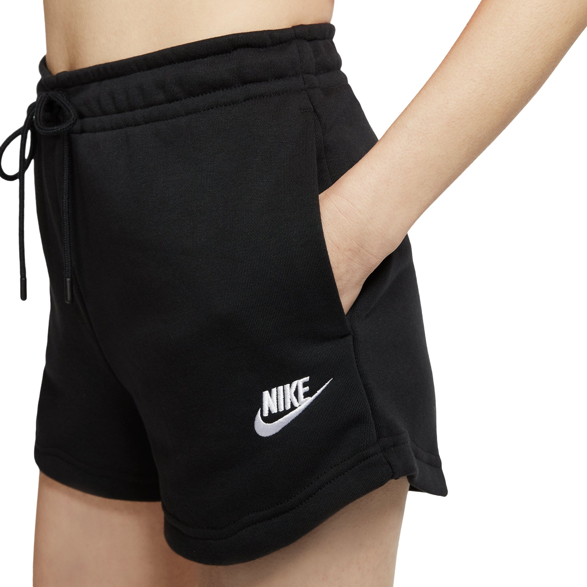 (WMNS) Nike AS W Nike Sportswear ESSNTL FLC HR Short Black CJ2159-010