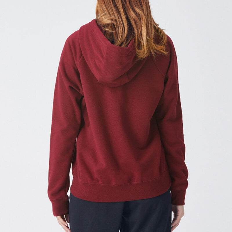 (WMNS) Nike Sportswear Logo Printing Hoodie 'Deep-Wine Red' BV4127-638