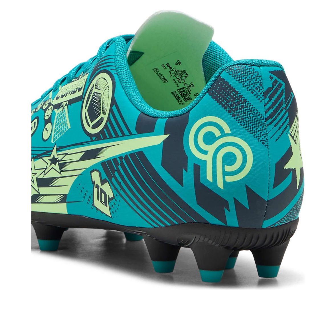 (GS) PUMA Christian Pulisic x Ultra Legacy FG/AG 'Allover Print - Deep Aqua' 108775-03