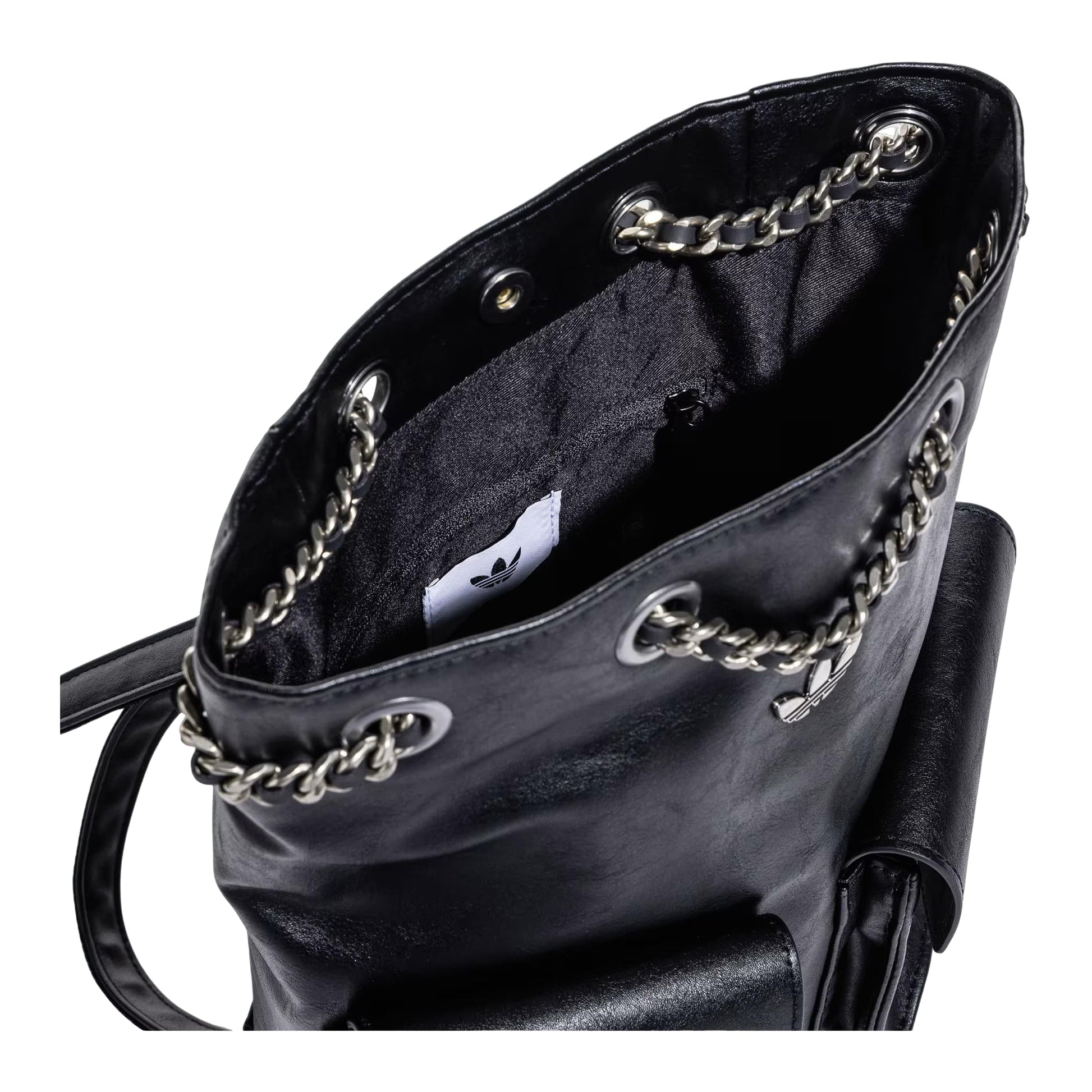 (WMNS) adidas Originals Polyurethane Backpack 8L 'Black' KW4750