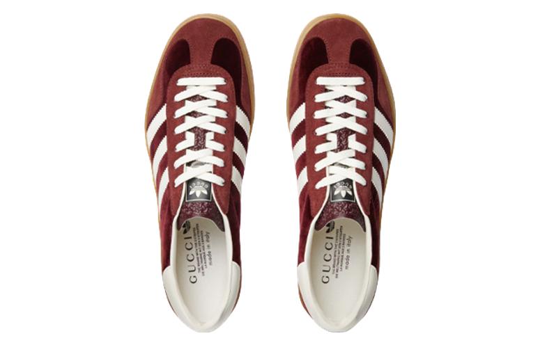 adidas x Gucci Gazelle 'Burgundy Velvet' 707848-9STU0-6160