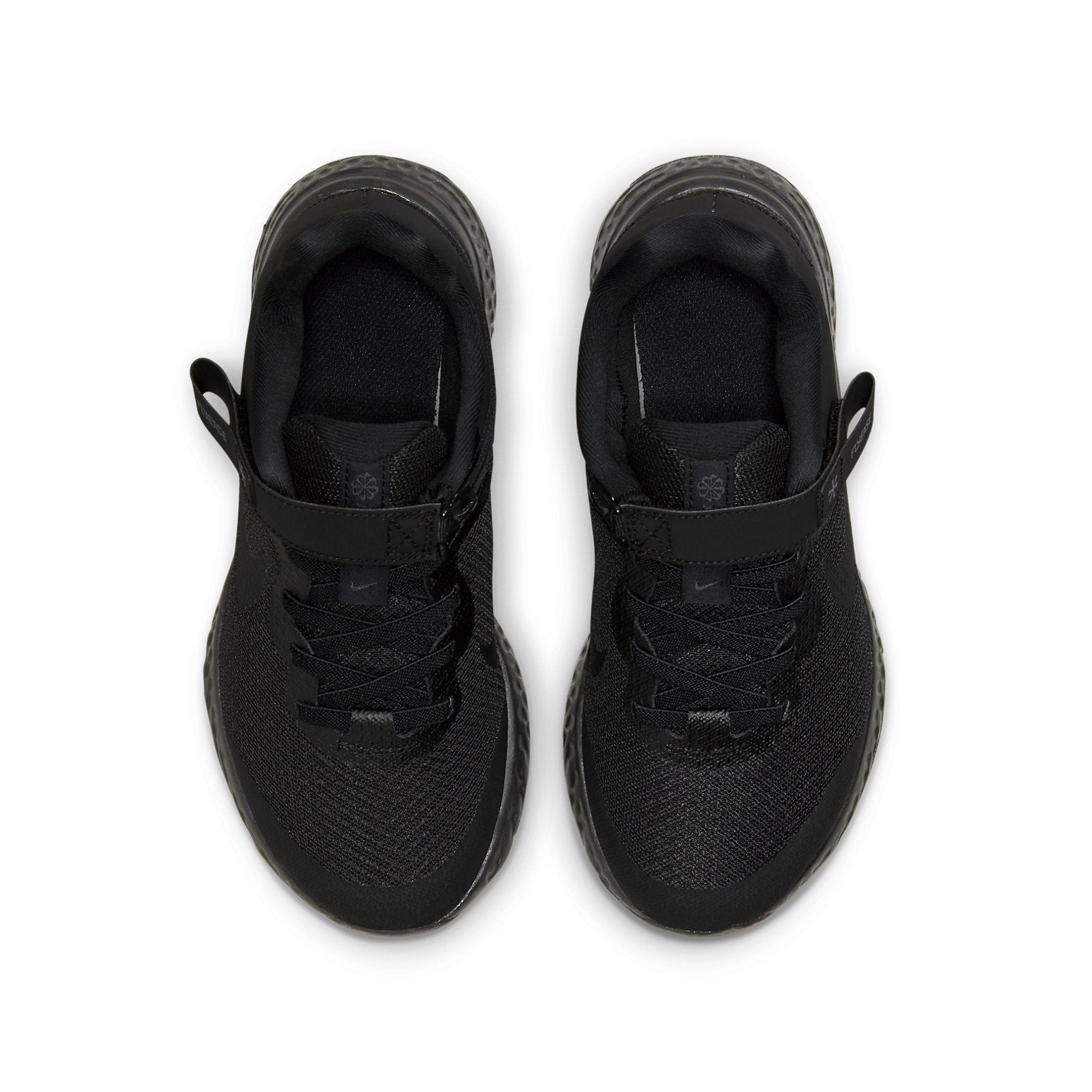 (GS) Nike Revolution 6 FlyEase 4E 'Black Dark Smoke Grey' DO5065-001