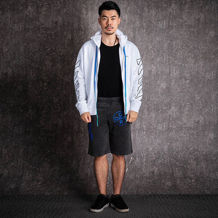 Off-White Alphabet Logo Casual Shorts Version Gray OMCI006F19E300091030