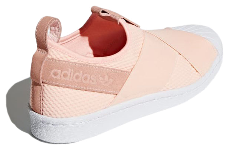 (WMNS) adidas originals Superstar Slip-on Shoes Pink/White AQ0919