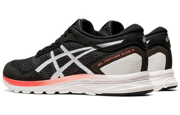 (WMNS) ASICS Gel-Feather Glide 5 Black White Sneakers 'Black White' 1012A693-002