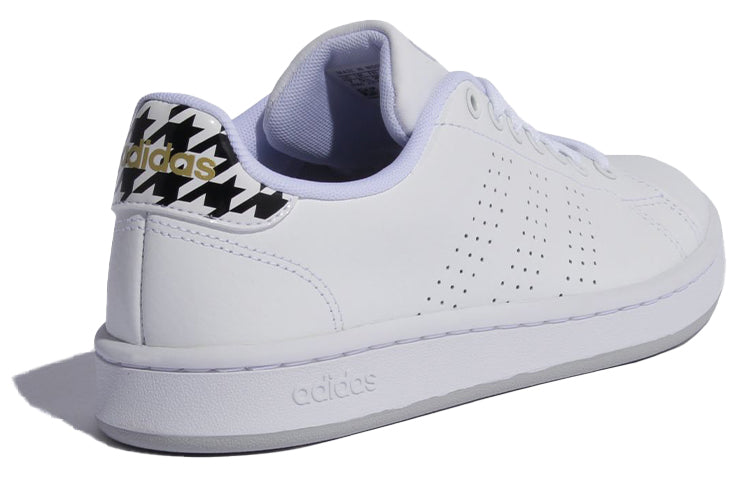 (WMNS) adidas Advantage 'White Houndstooth' FY3973