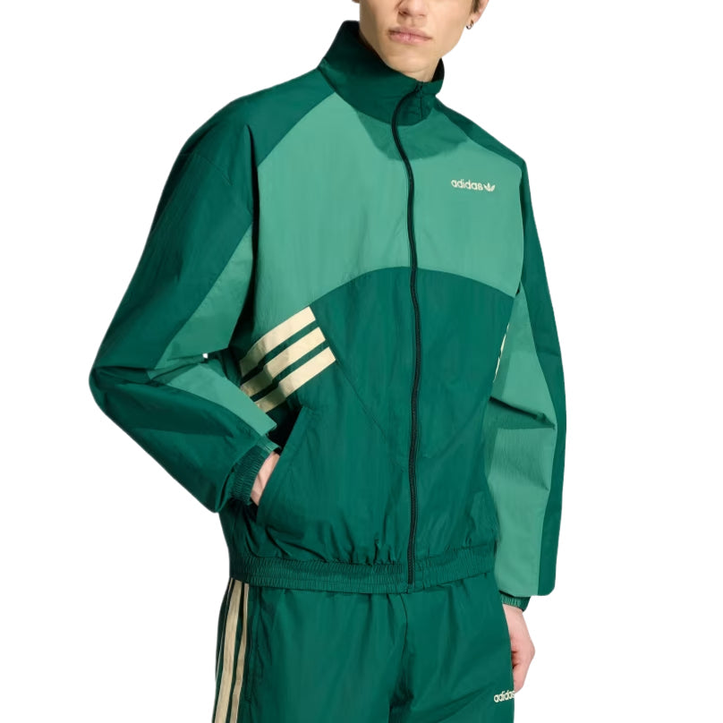 adidas Munich 93 Track Jacket Asia Sizing 'Collegiate Green Blanch Green' KT4321