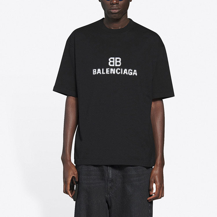 Balenciaga FW21 Retro Logo Printing GS Black 612966TKVI71070