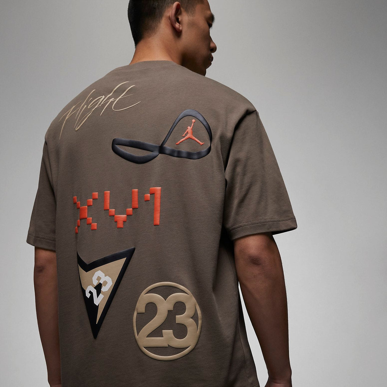 Air Jordan Flight Heritage 85 Graphic T-shirt 'Brown' DX9562-274