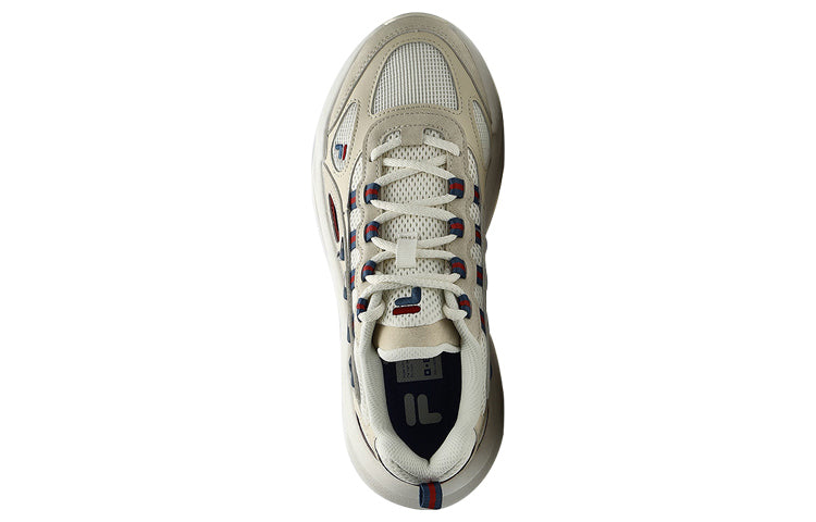 (WMNS) FILA FUSION SKY TRAIL DX Sneakers 'Beige White Red' T12W331601FWE
