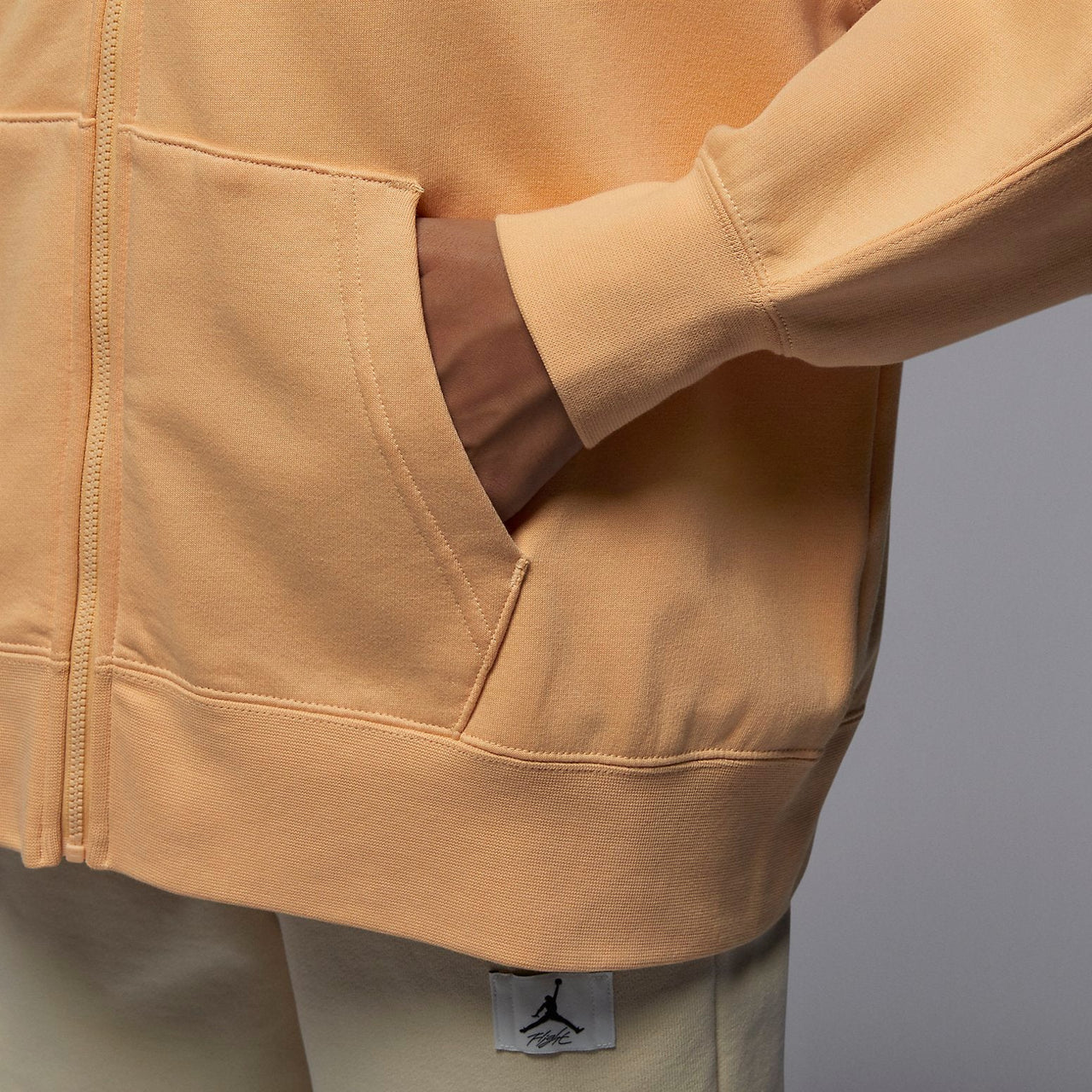 (WMNS) Air Jordan Logo Flight Jacket 'Orange' DZ3360-251