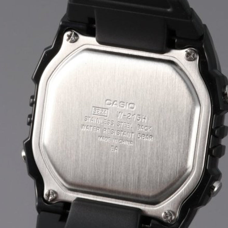 Casio Retro Stylish Digital Watch 'Black White' W-215H-1AJH&W-215H-7AJH