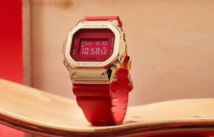 CASIO G-Shock Square 'Red' GM-5600CX-4PFN