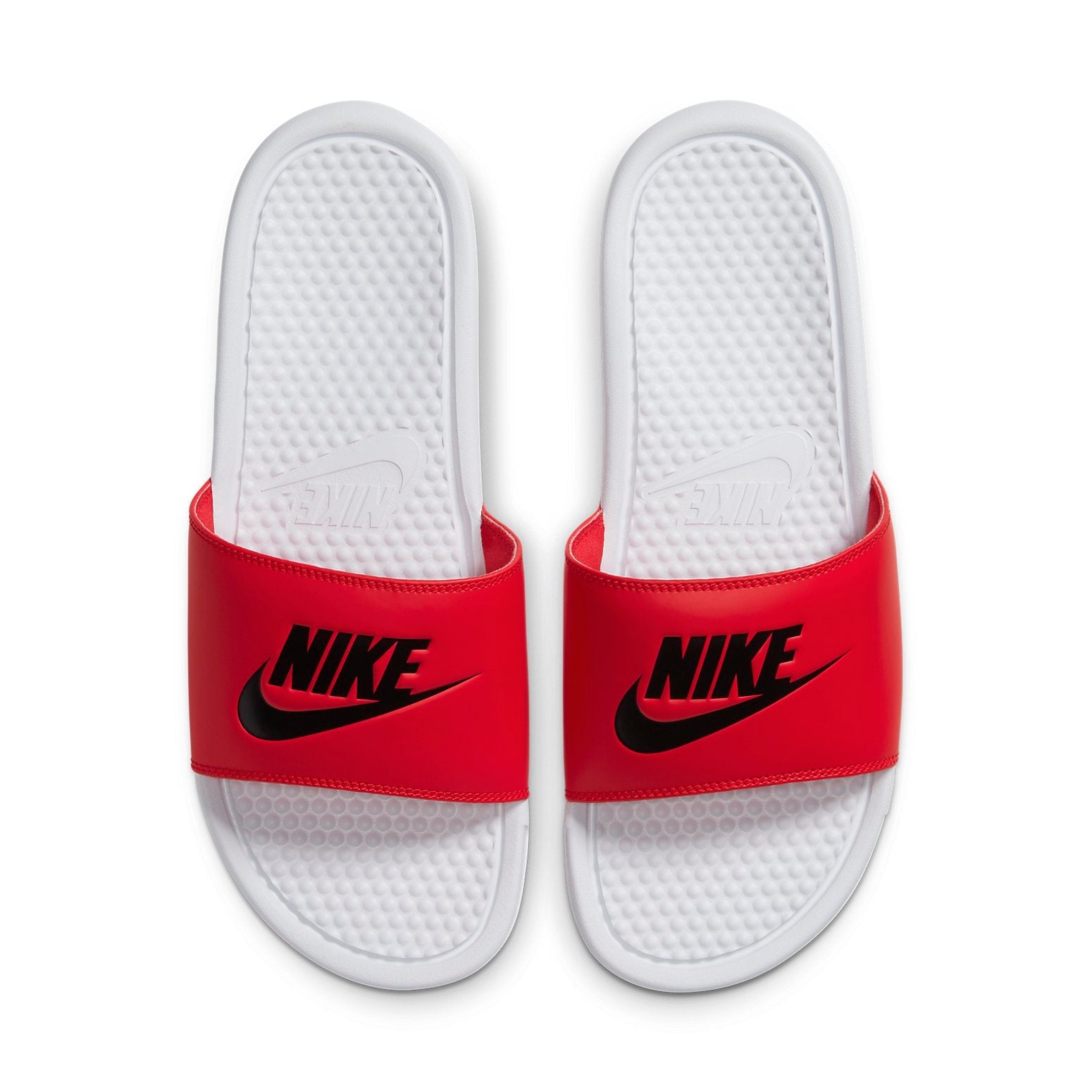 Nike Benassi JDI Red White Slippers 'Red White' 343880-109