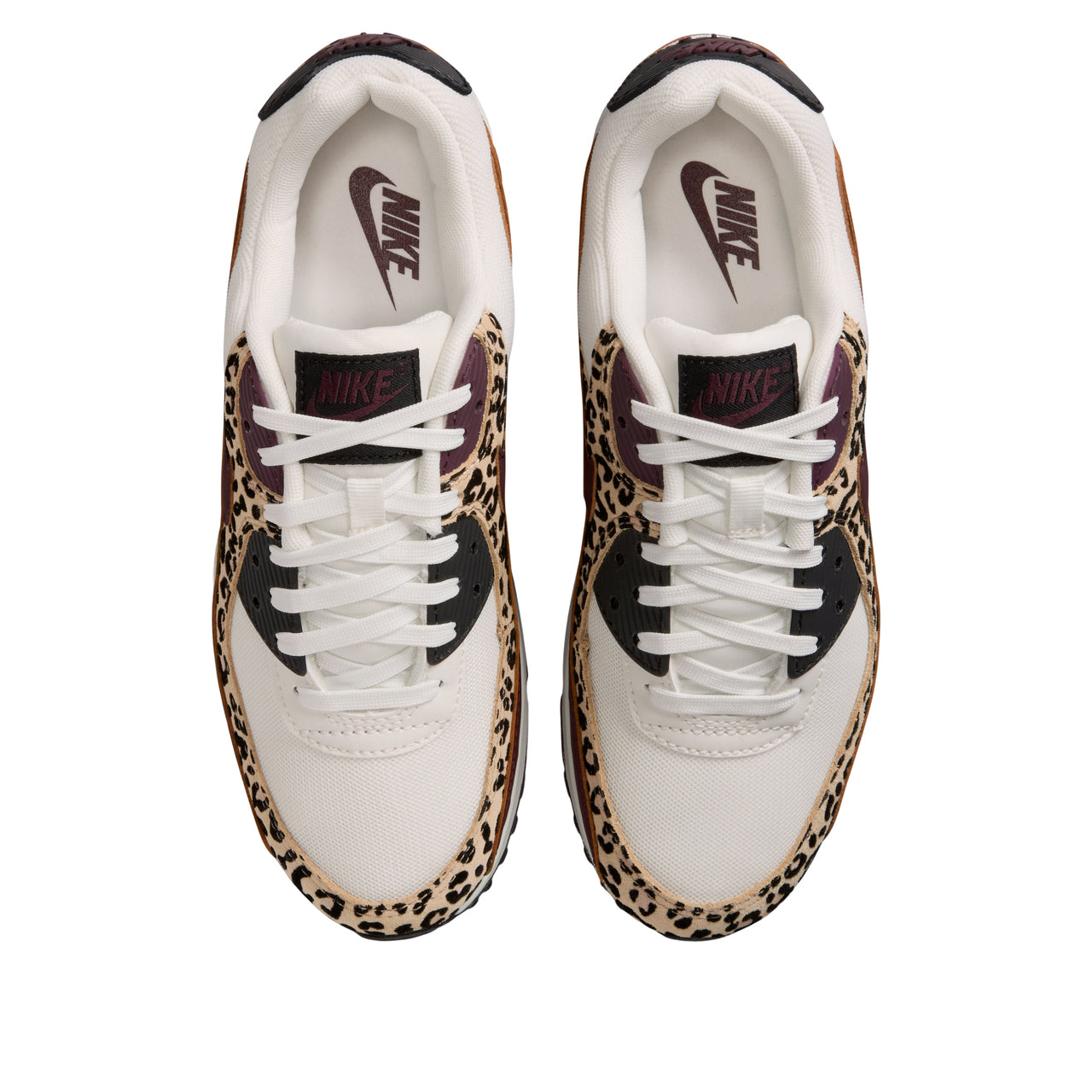 (WMNS) Nike Air Max 90 'Leopard Burgundy' IF1619-102