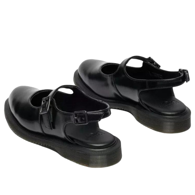 (WMNS) Dr. Martens Madaline Mary Jane Smooth Leather Sling Back 'Black' 42132001