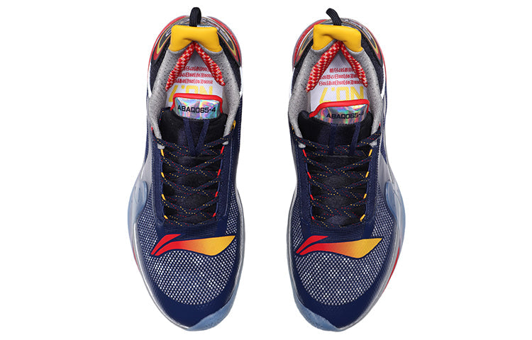 Li-Ning Speed VII 7 Premium Basketball Shoes 'Blue Red Silver' ABAQ065-4