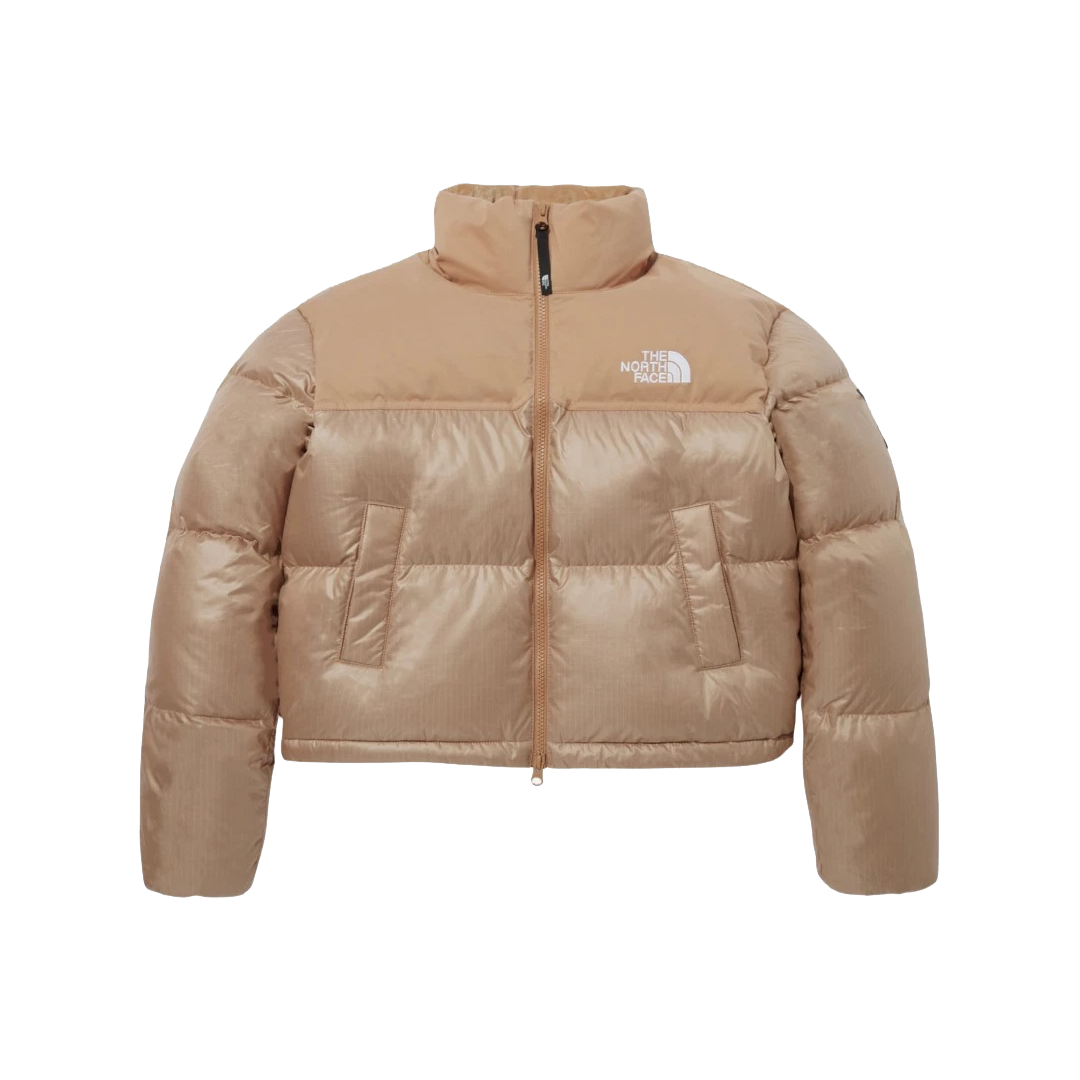 (WMNS) The North Face White Label Novelty Nuptse Down Jacket Asia Sizing 'Beige Brown' NJ1DP85N