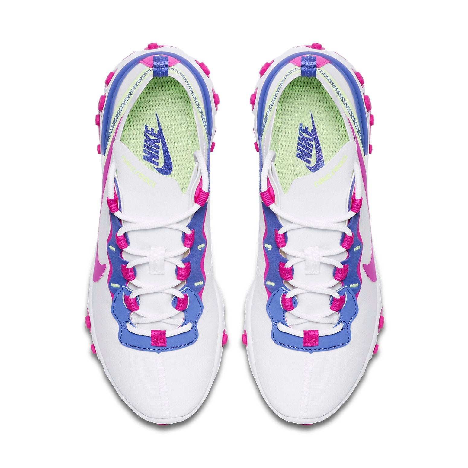 (WMNS) Nike React Element 55 'White Fire Pink' BQ2728-104