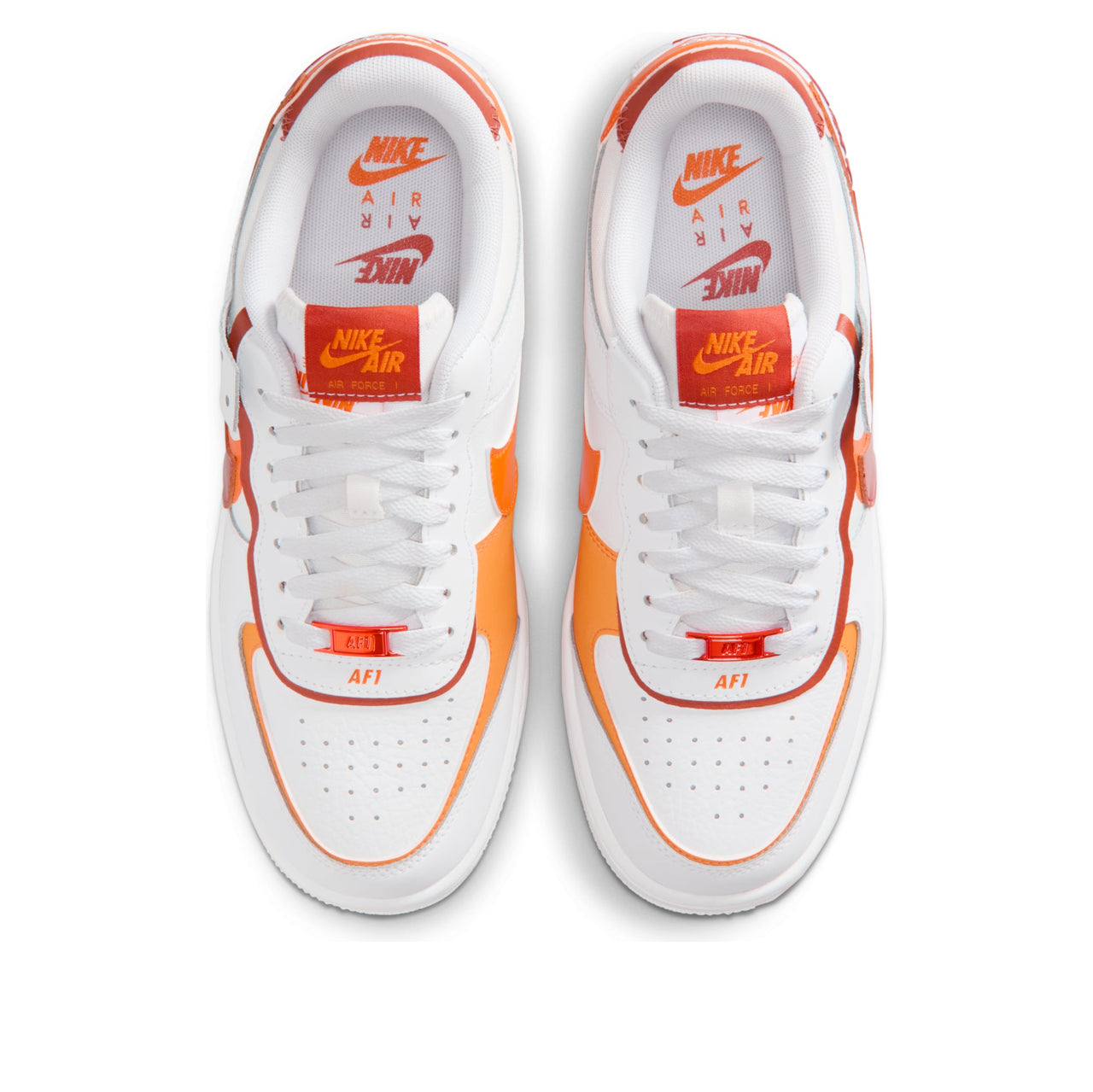(WMNS) Nike Air Force 1 Shadow 'White Bright Ceramic Dark Russet' CI0919-124