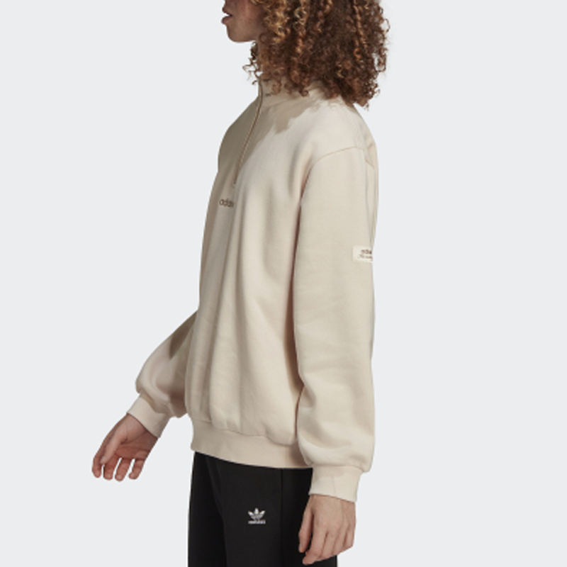 adidas originals Small Logo Solid Color Sports Pullover Couple Style HM2656