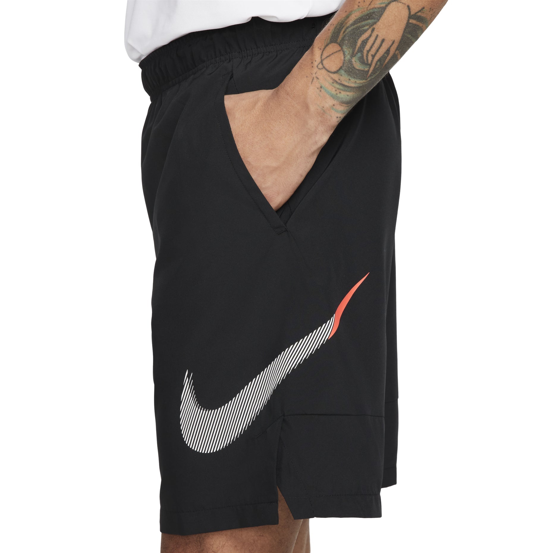 Men's Nike Logo Sports Quick Dry Breathable Shorts Black DQ4800-010