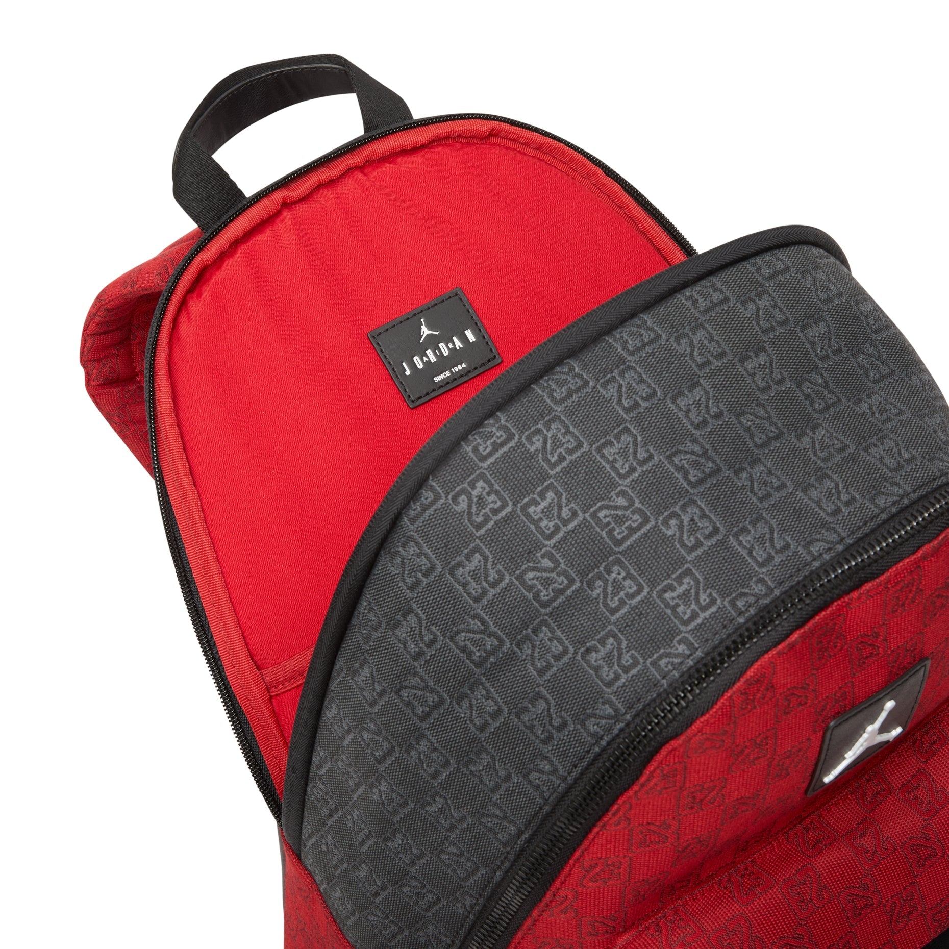 Jordan Monogram Backpack 20L 'Black Red' FJ6784-636