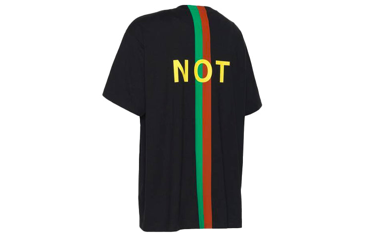 Gucci Fake/Not Print Oversize T-Shirt 'Black' 616036-XJCXX-1082
