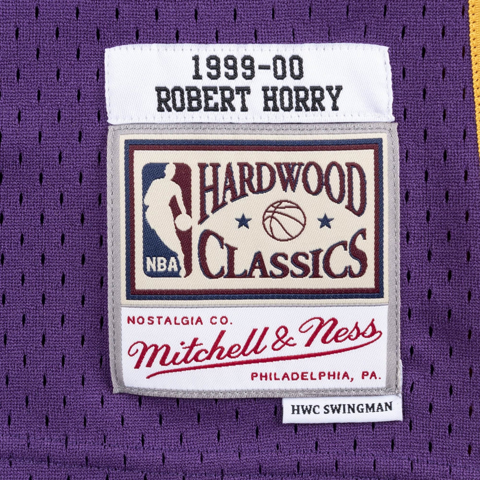 Mitchell & Ness x NBA Los Angeles Lakers 1999-00 Swingman Jersey 'Robert Horry 5' SMJYGS18448-LALPURP99RHO