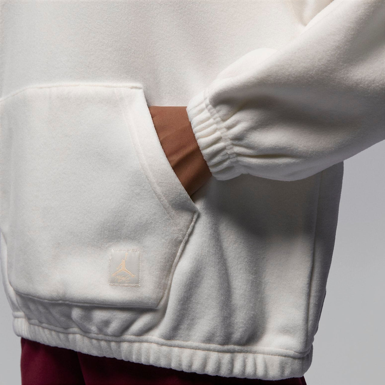 (WMNS) Air Jordan Flight Fleece Winterized Hoodie 'Sail' FD7238-133