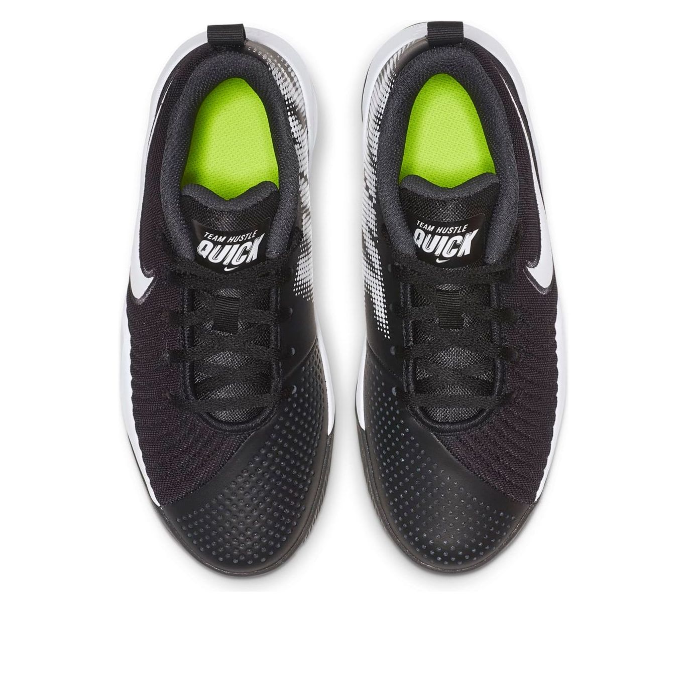 (GS) Nike Team Hustle Quick 2 'Black White' AT5298-002