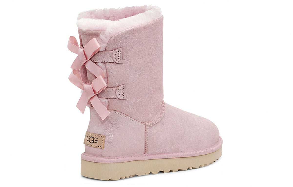 (WMNS) UGG Bailey Bow II Fleece Lined Pink 1112532-PCD