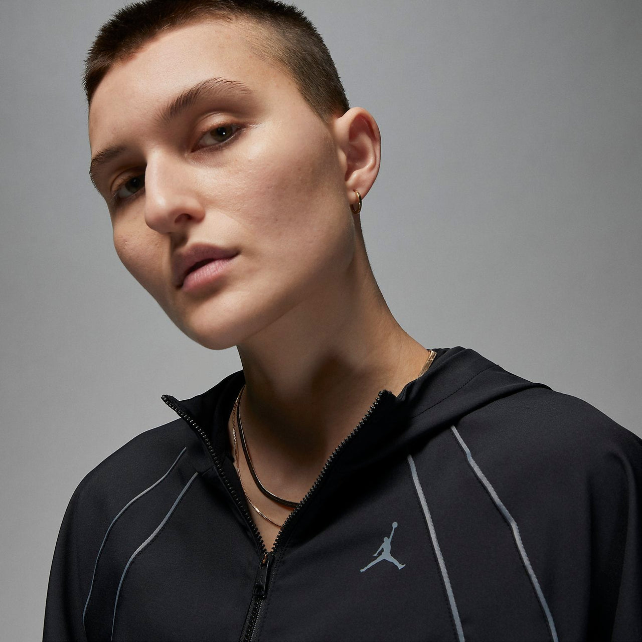(WMNS) Air Jordan Woven Jacket 'Black' DZ3198-010