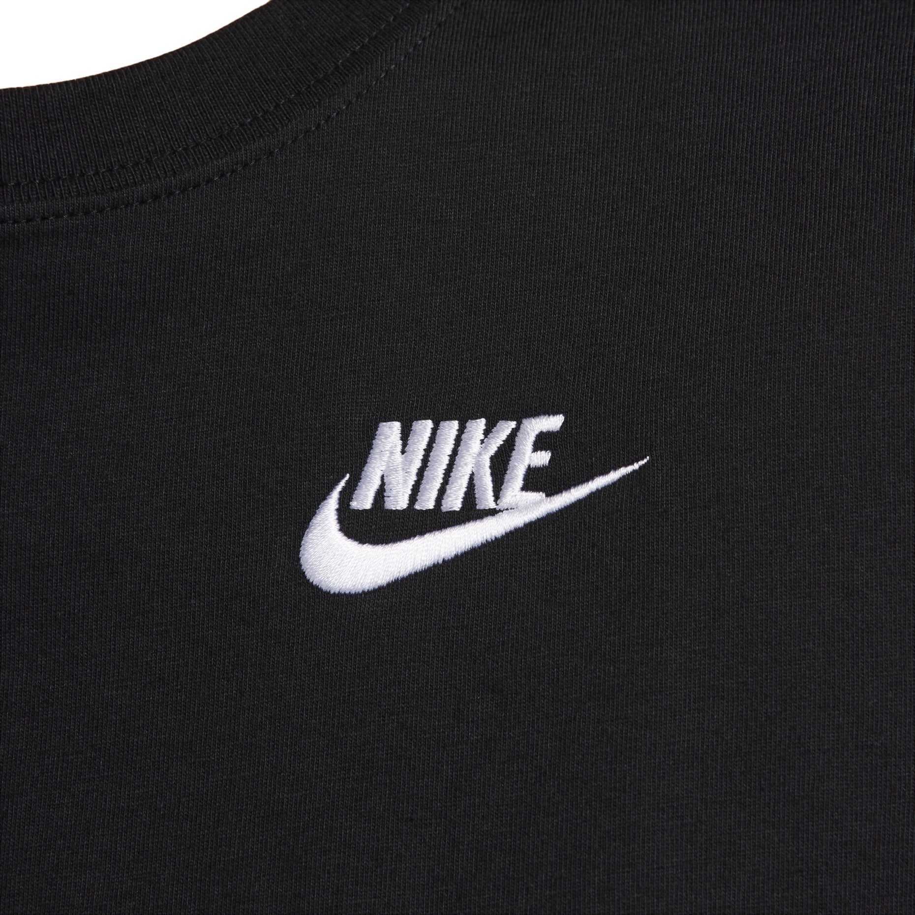 (WMNS) Nike Sportswear Club Crop Top 'Black' FV5506-010