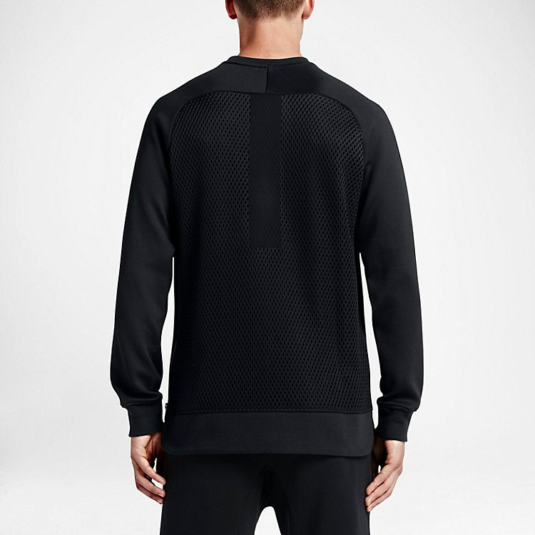 Nike Court Fleece Crew 'Black White' 744010-010