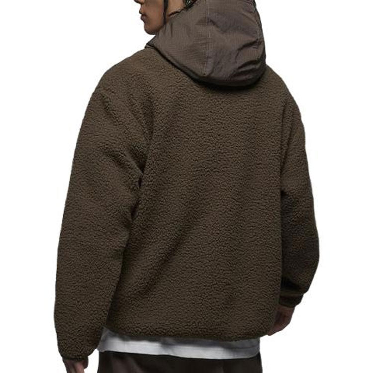 Air Jordan Year Of The Rabbit CNY Series Polar Fleece  Drawstring Hoodie Men's Light Brown FB1451-274