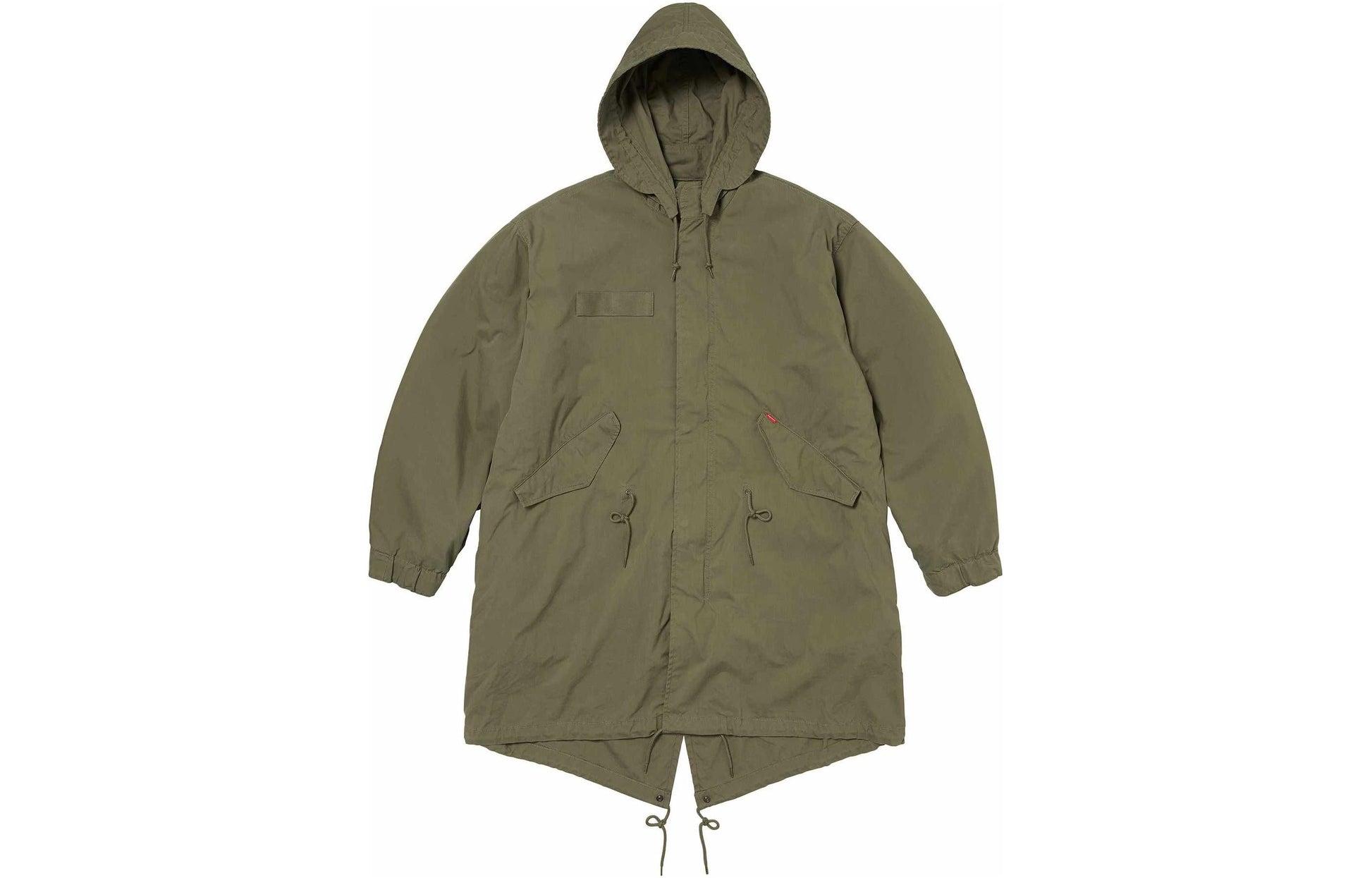 Supreme x Futura Fishtail Parka 'Black White Grey' SUP-SS24-016