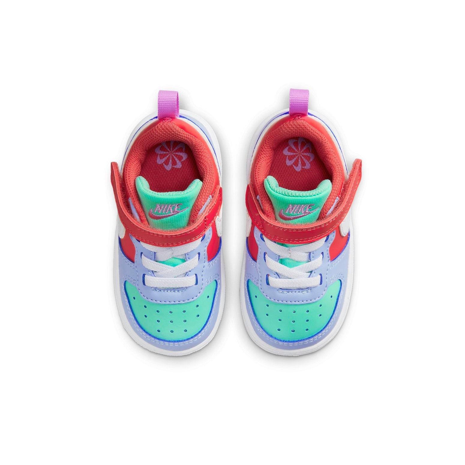 (TD) Nike Court Borough Low Recraft Shoes 'Cobalt Bliss Track Red' DV5458-400
