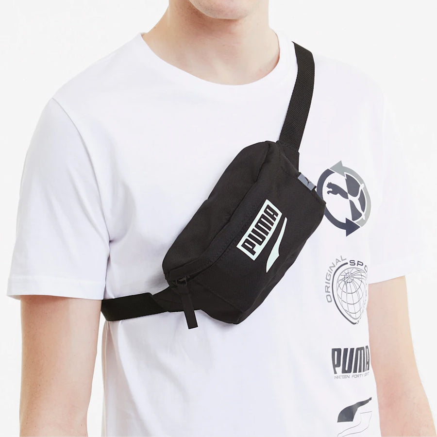 PUMA Plus Waist Bag II 'Black White' 075751-14