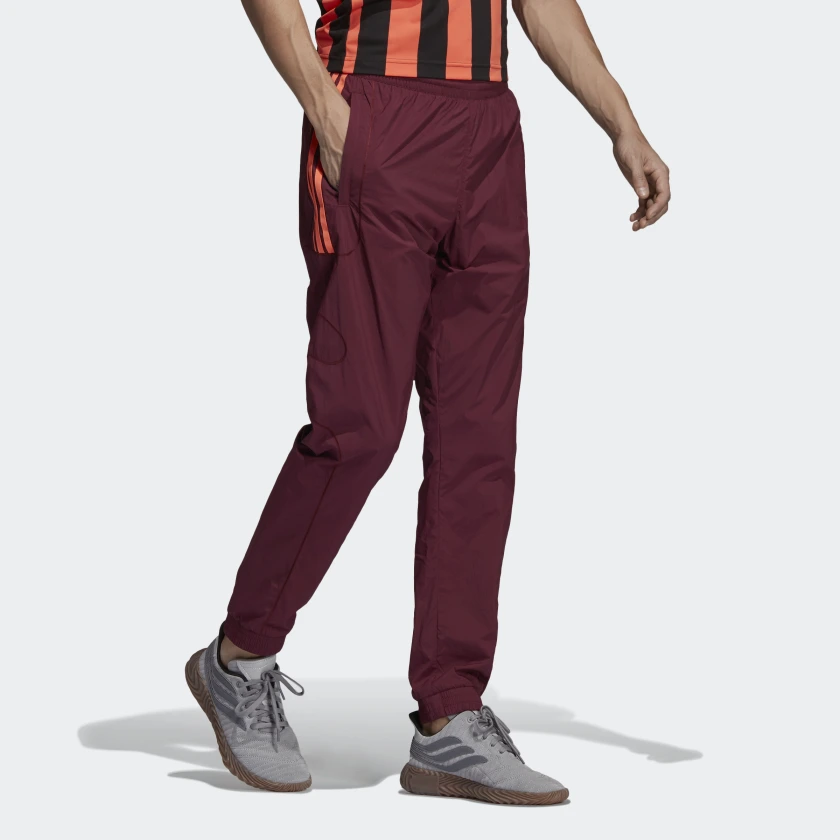 adidas Originals Flamestrike Woven Track Pants 'Maroon Orange' DU8129