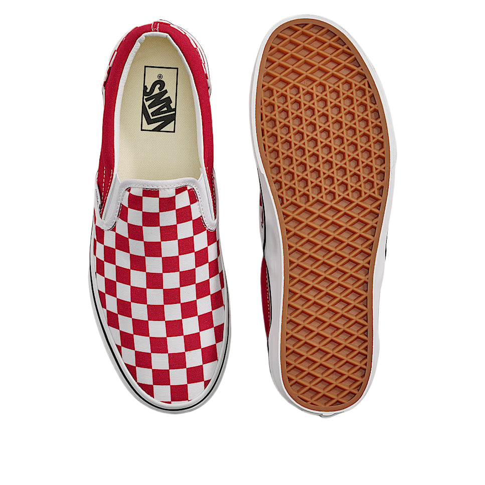 Vans Game Day Classic Slip-On Checkerboard 'Crimson Red True White' VN000EACQ9U