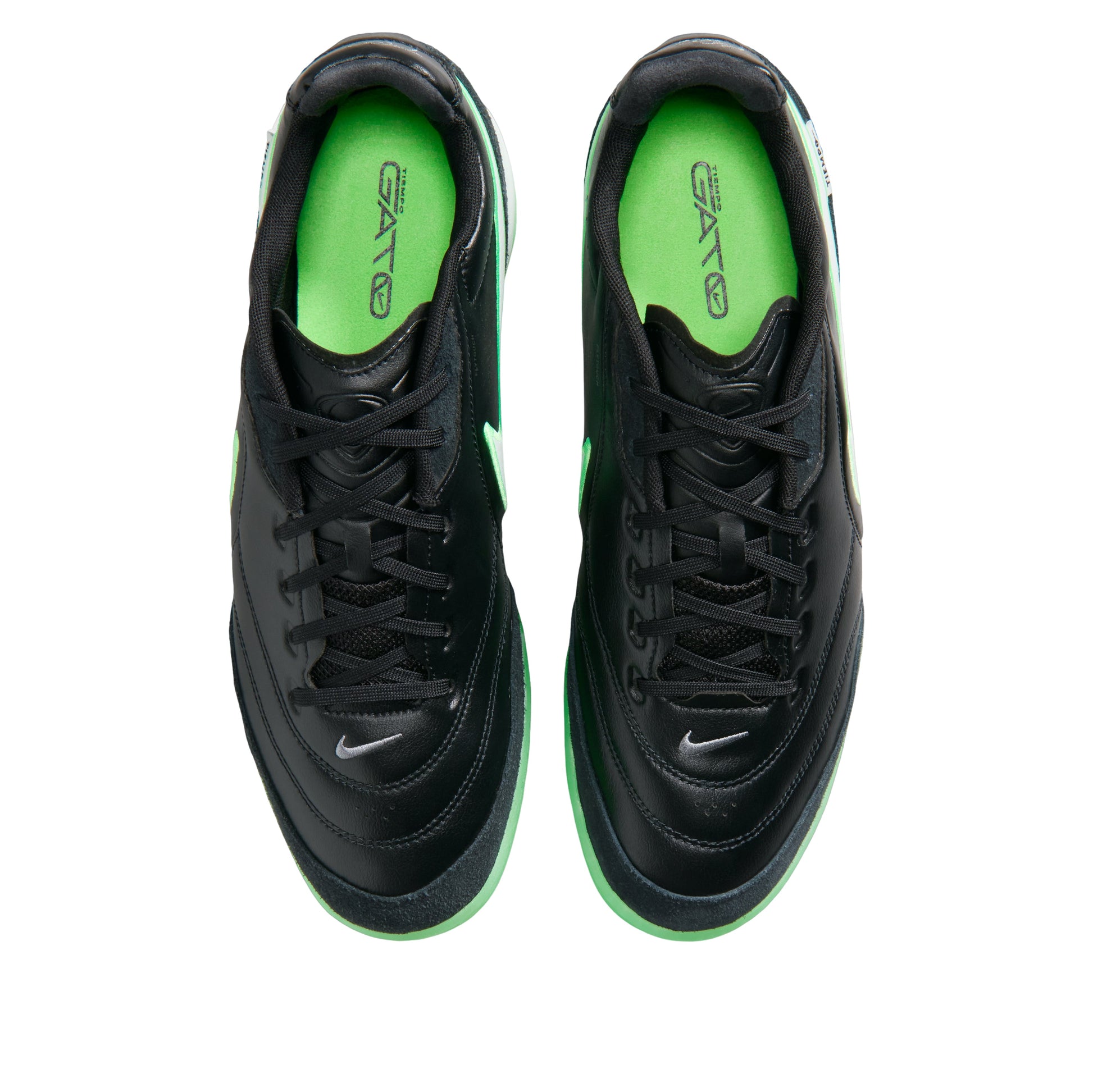 Nike Tiempo Street Gato Indoor Court 'Black Illusion Green' HQ7017-001