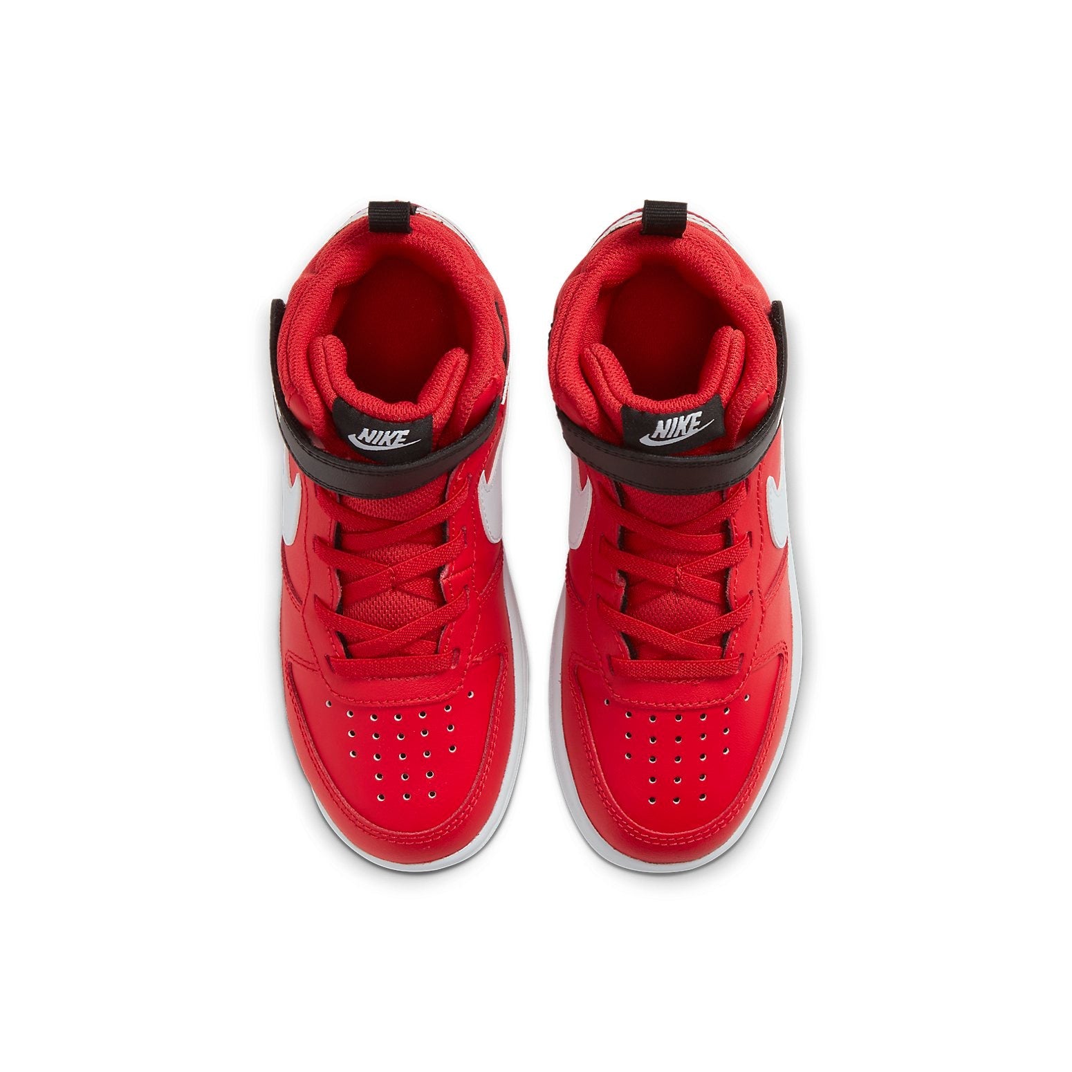 (PS) Nike Court Borough Mid 2 'Red Black White' CD7783-600