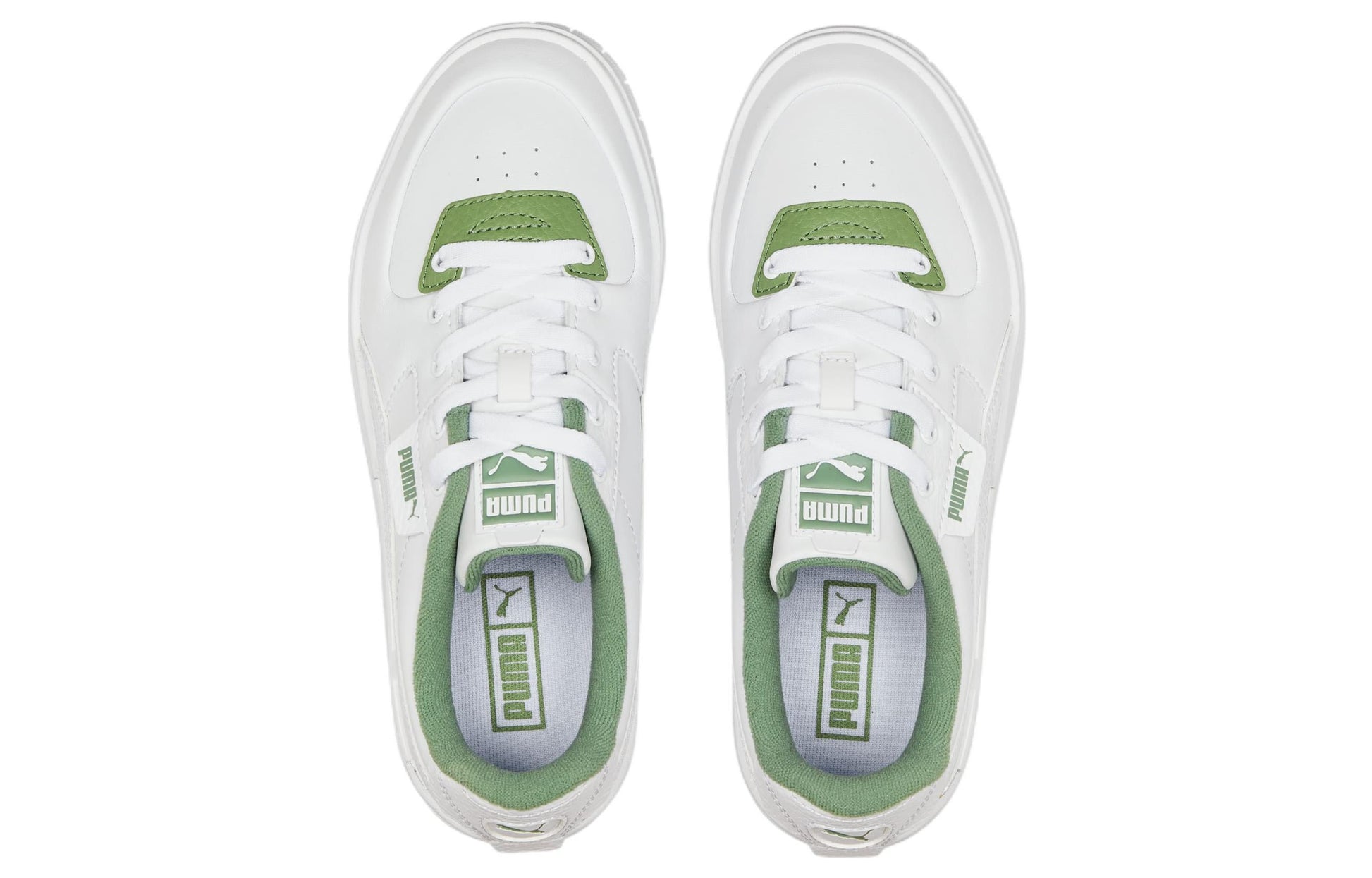 (WMNS) PUMA Cali Dream Terry 'White Dusty Green' 388568-02
