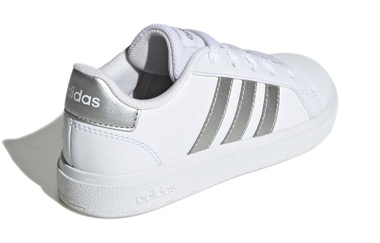 (GS) adidas Grand Court 2.0 Lifestyle Tennis 'White Matte Silver' GW6506