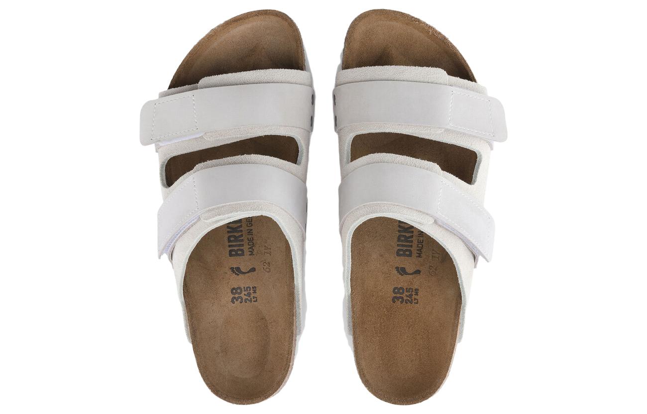 Birkenstock Uji Nubuck Leather/Suede narrow Fit 'Antique White' 1024822
