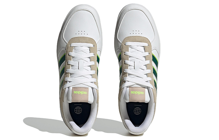 adidas Tennis Courtbeat Shoes 'Cloud White Collegiate Green' ID9661