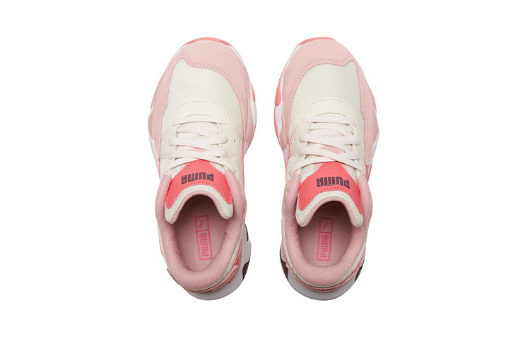 PUMA Girls' Storm Ray White/Pink 370657-03
