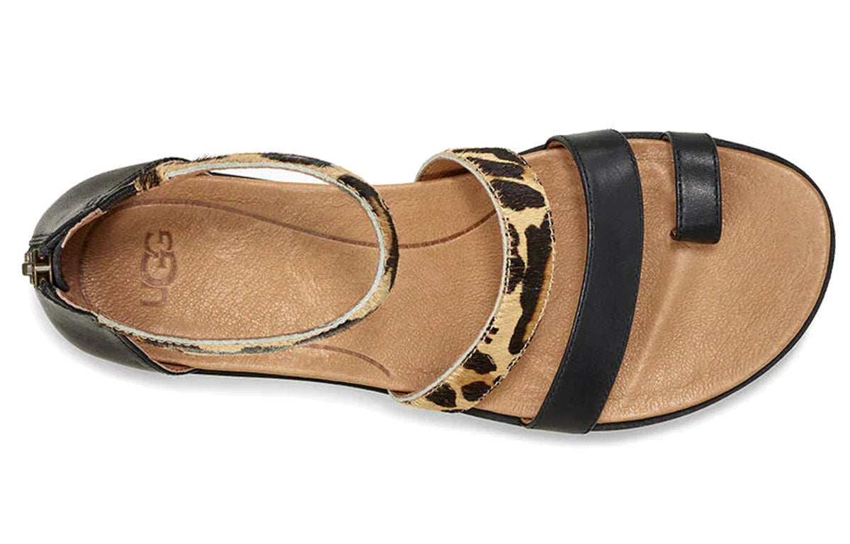 (WMNS) UGG Mina Leopard Sandal 1016147-BKLP